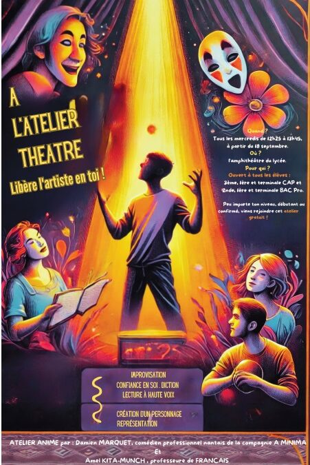 Rejoignez l’atelier théâtre du lycée Michelet !