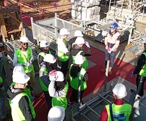 Visite de chantier dans le cadre de l’opération « coulisses de bâtiment »